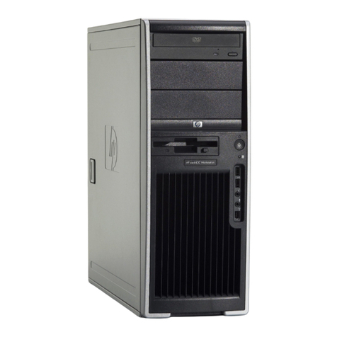 HP Xw4400 - Workstation - 2 GB RAM Use and care manual