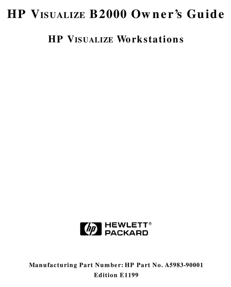 HP c3700 - Workstation User manual
