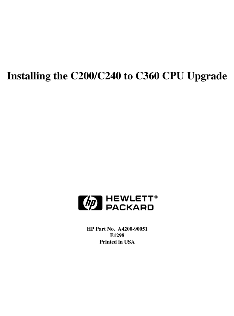 HP Visualize c200 - Workstation User manual