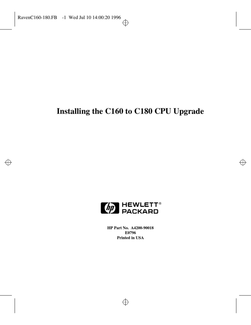 HP Visualize c160 User manual