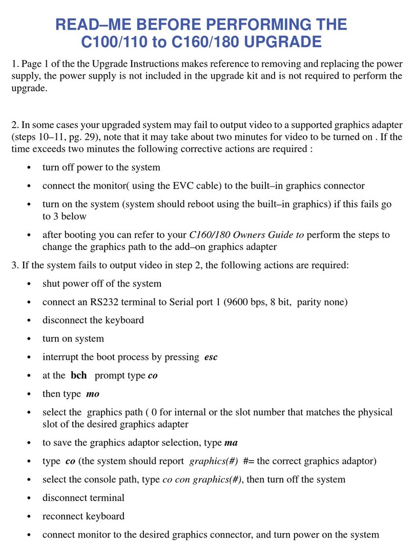 HP Visualize c100 supplementary guide
