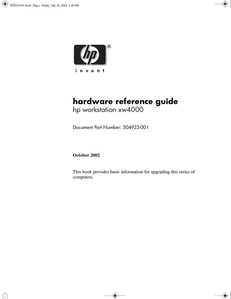 HP Workstation xw4000 Series Operating and maintenance manual