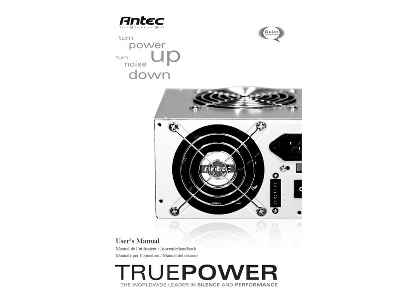 Antec Truepower X07 User manual