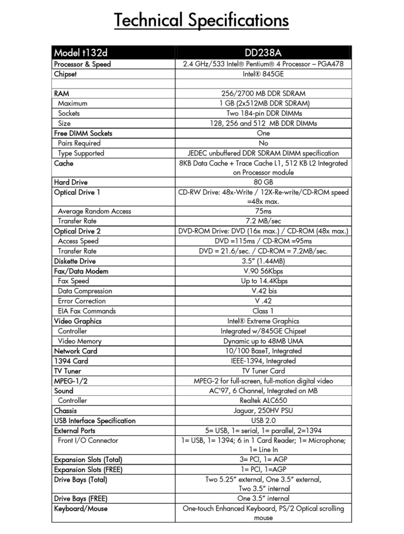 HP Pavilion t132 User manual HP Pavilion t132 User manual