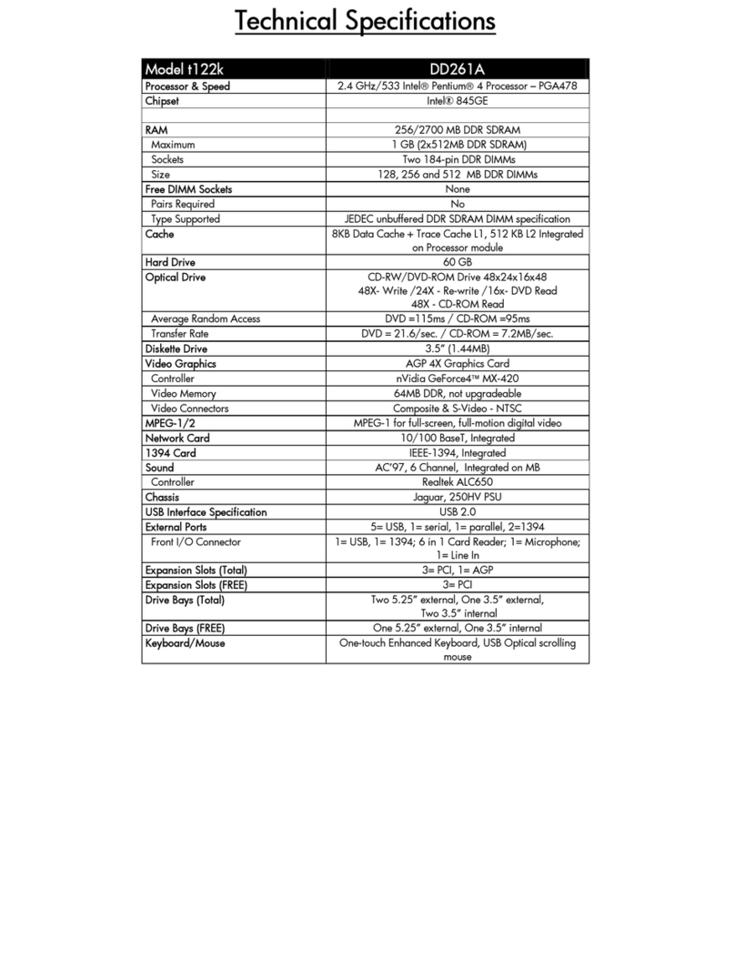 HP Pavilion t122 User manual HP Pavilion t122 User manual