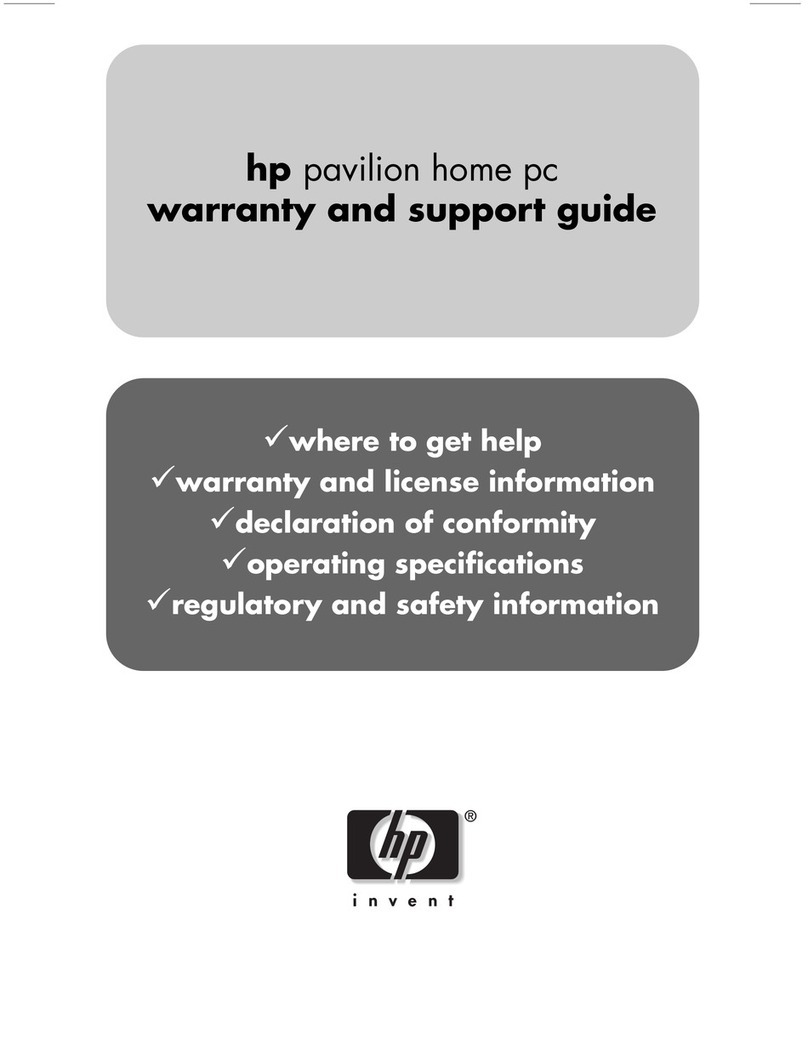 HP Pavilion t268d Original instructions