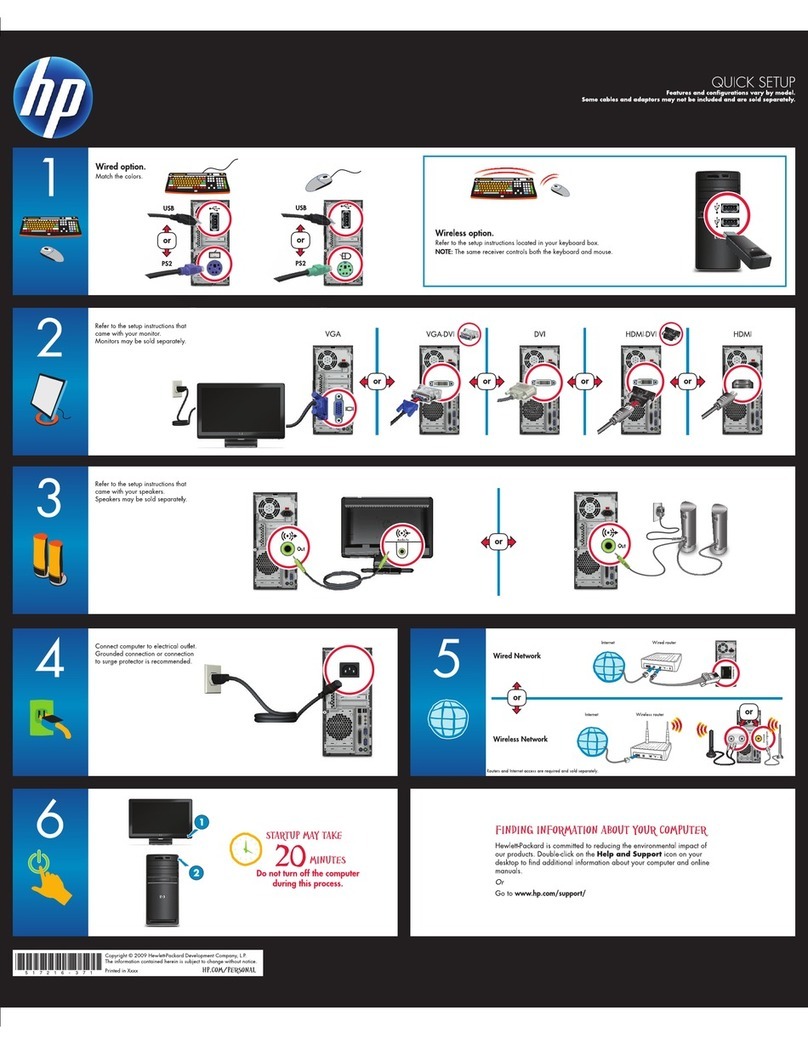 HP Pavilion p6110 quick start