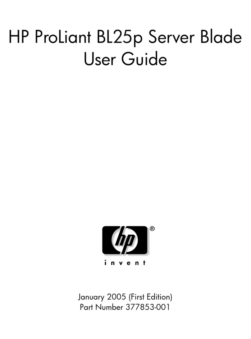 HP ProLiant xw25p User manual