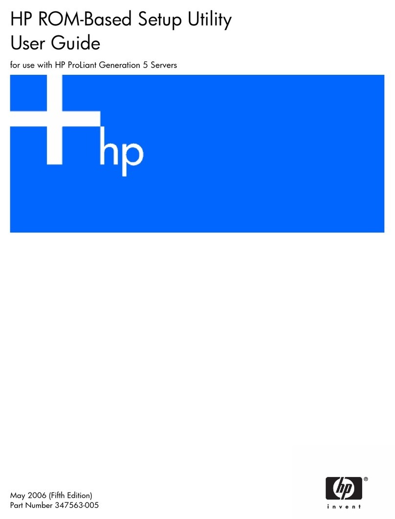 HP ProLiant xw25p User manual HP ProLiant xw25p User manual