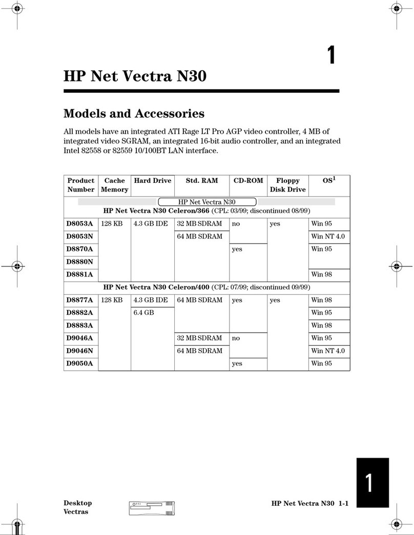 HP Net Vectra n30 Manual