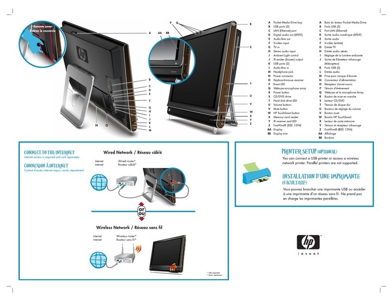 HP TouchSmart IQ804 User manual