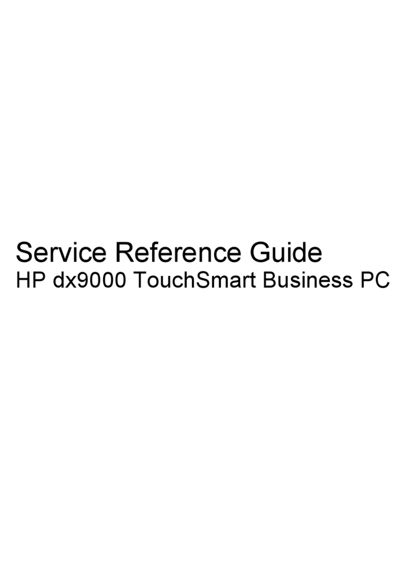 HP TouchSmart dx9000 User manual