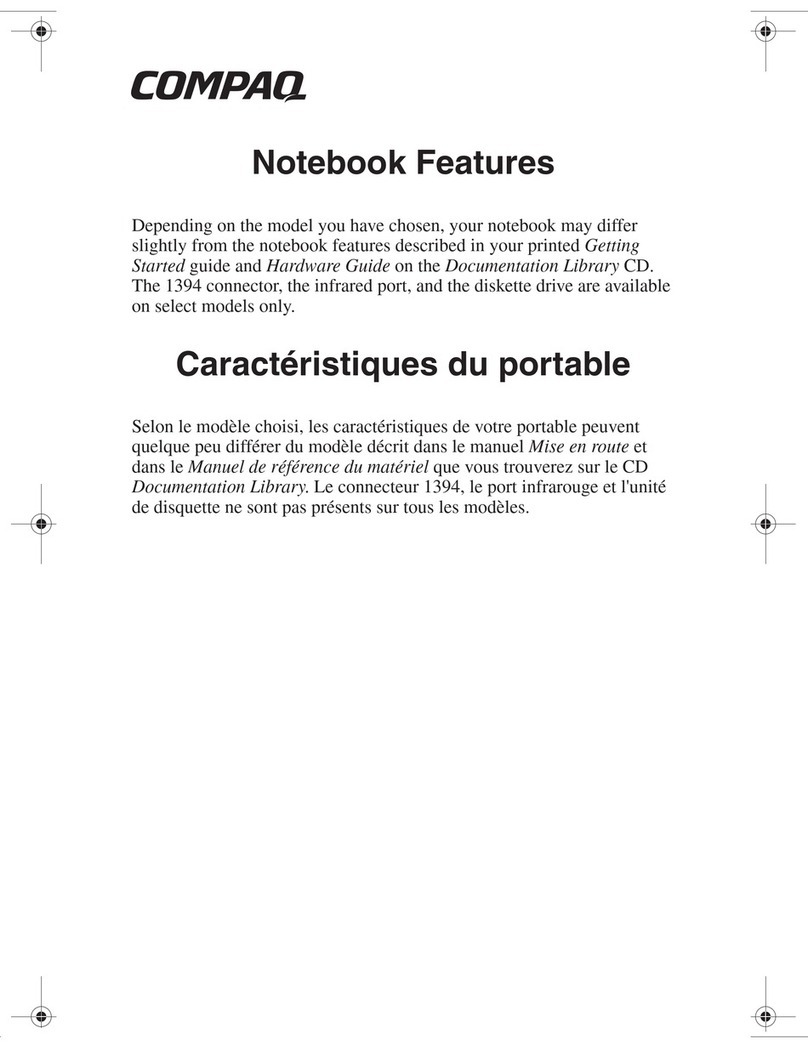 HP Compaq Presario User manual