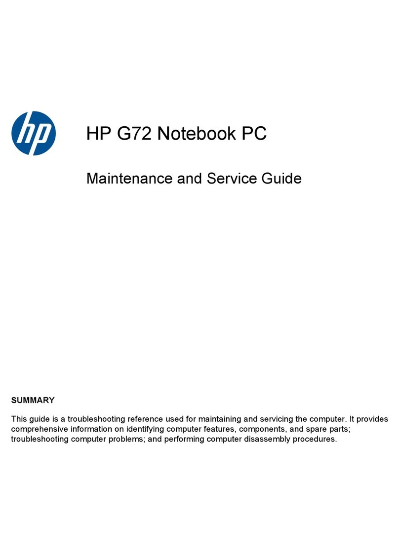 HP G72-B63 Manual