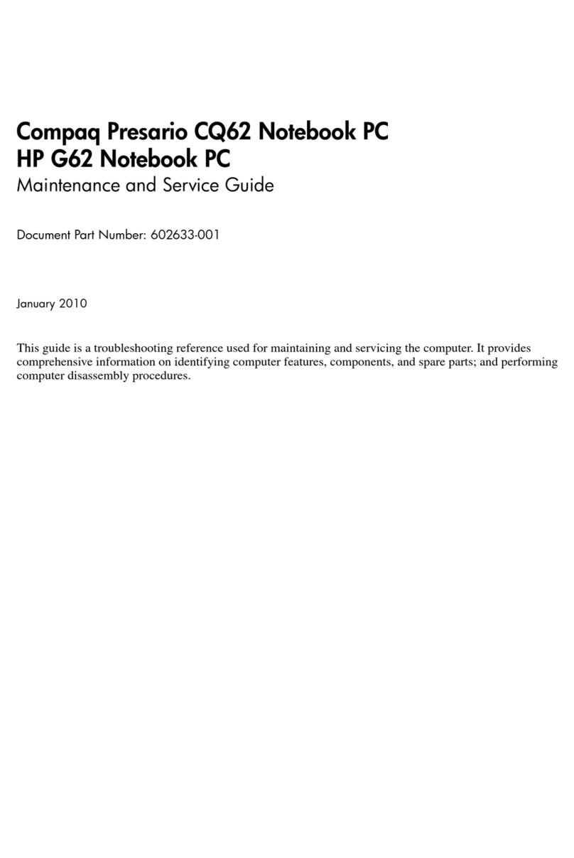 HP G62-373 Manual