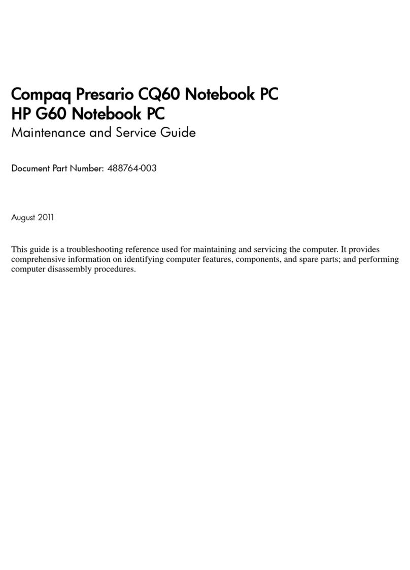 HP G60-231 Manual