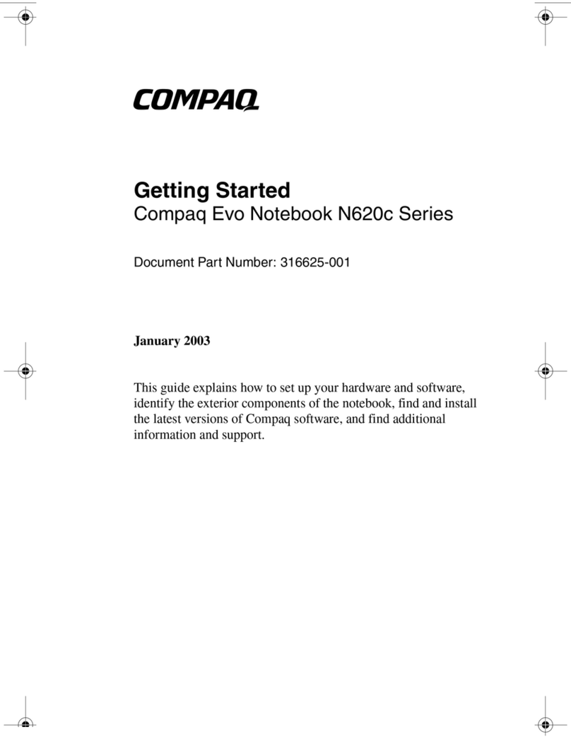 Compaq Evo N620c User manual