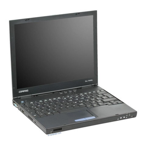 Compaq N400c - Evo Notebook - PIII 700 MHz Installation instructions