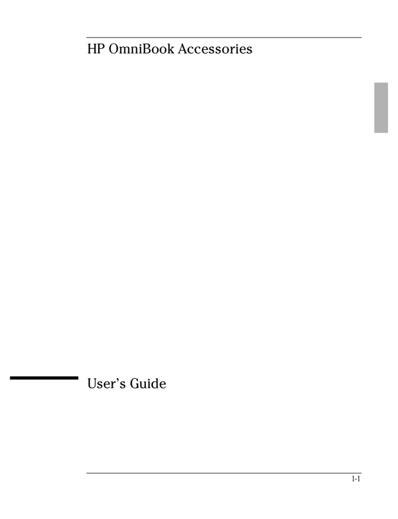HP OmniBook 2000 User manual