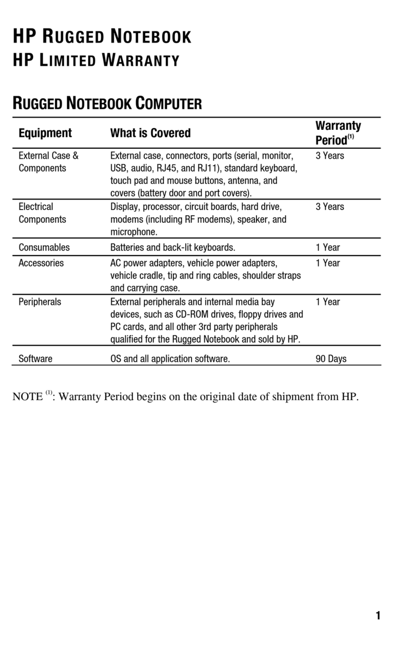 HP NR3610 Use and maintenance manual HP NR3610 Use and maintenance manual