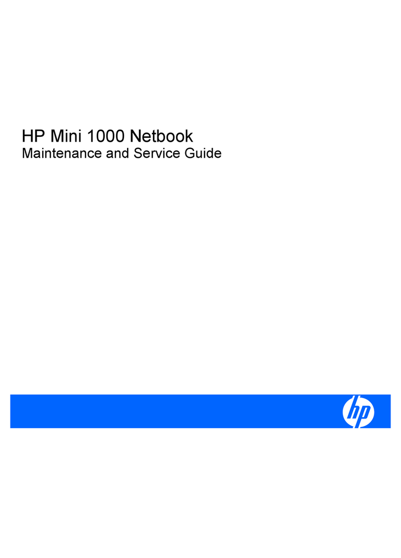 HP HP Mini 1000 Manual