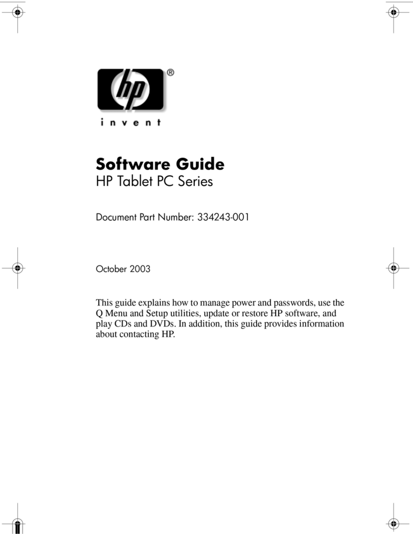 HP TC1100 - Compaq Tablet PC Quick start guide HP TC1100 - Compaq Tablet PC Quick start guide