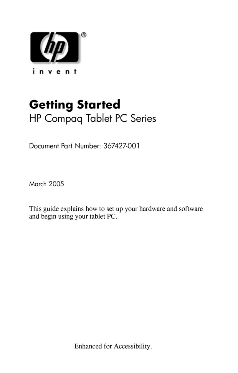HP Compaq tc4200 User manual