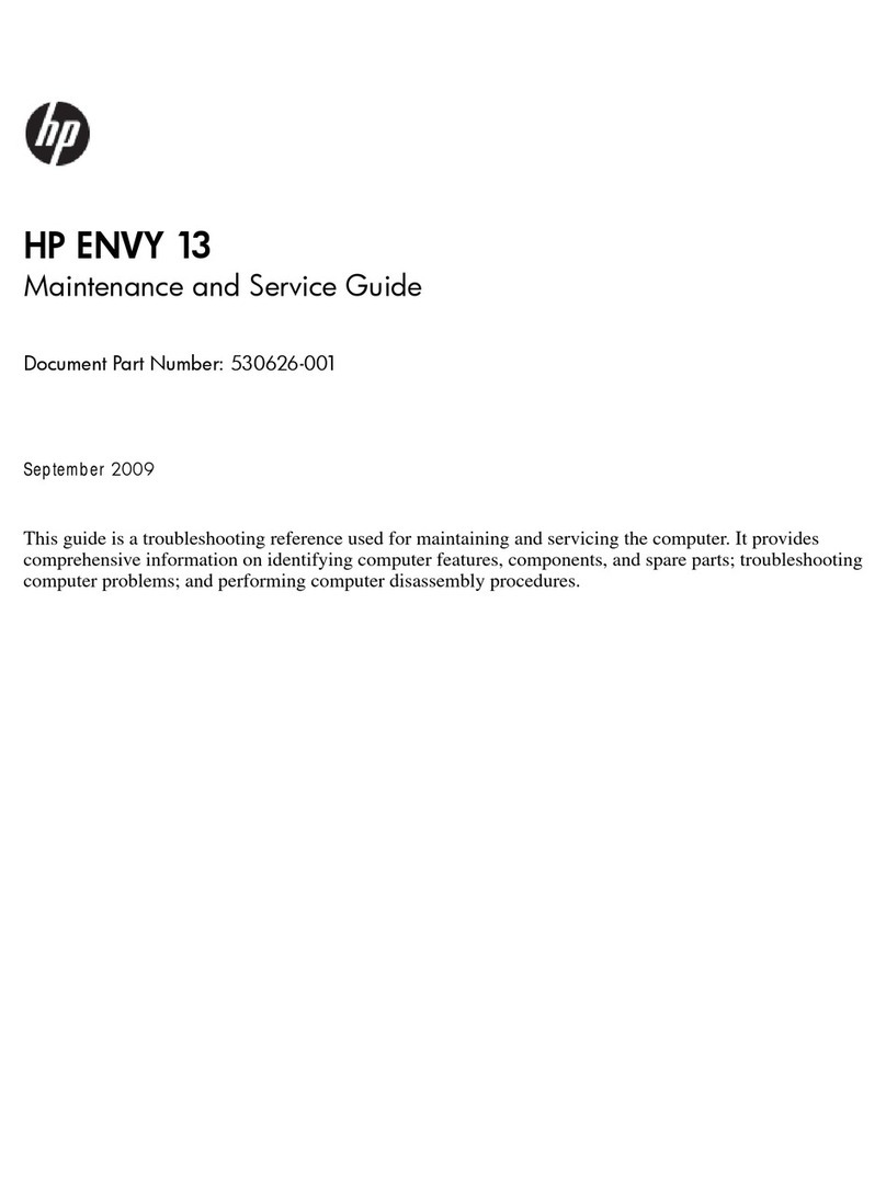 HP Envy 13-1030 Manual