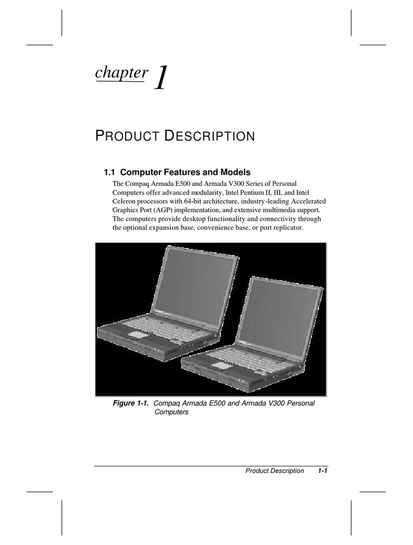 Compaq Armada E500 Series Operating and installation instructions Compaq Armada E500 Series Operating and installation instructions
