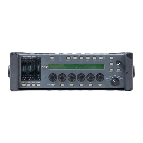 HHB Portadrive PDR 2000 quick start