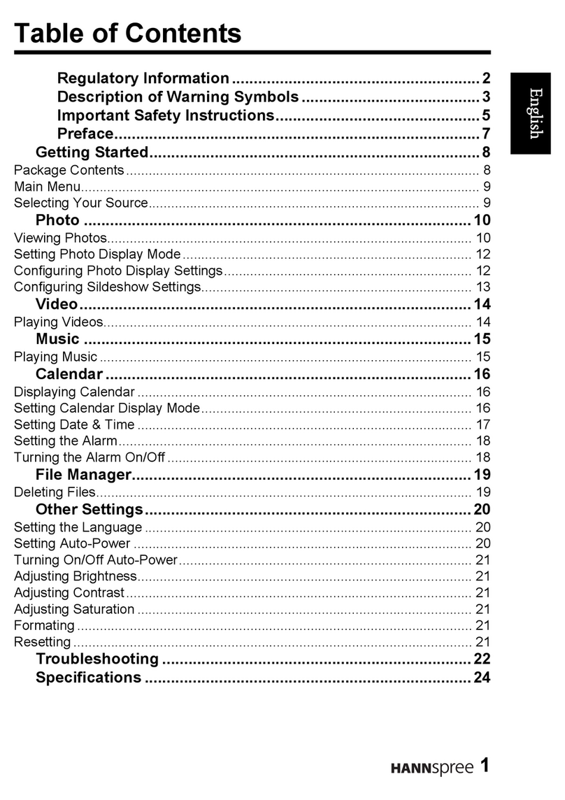 HANNspree SD8073 User manual