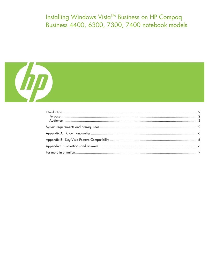 HP Compaq NC6320 Reference manual