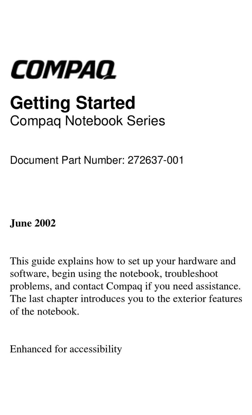 HP Compaq Business nx9110 User manual