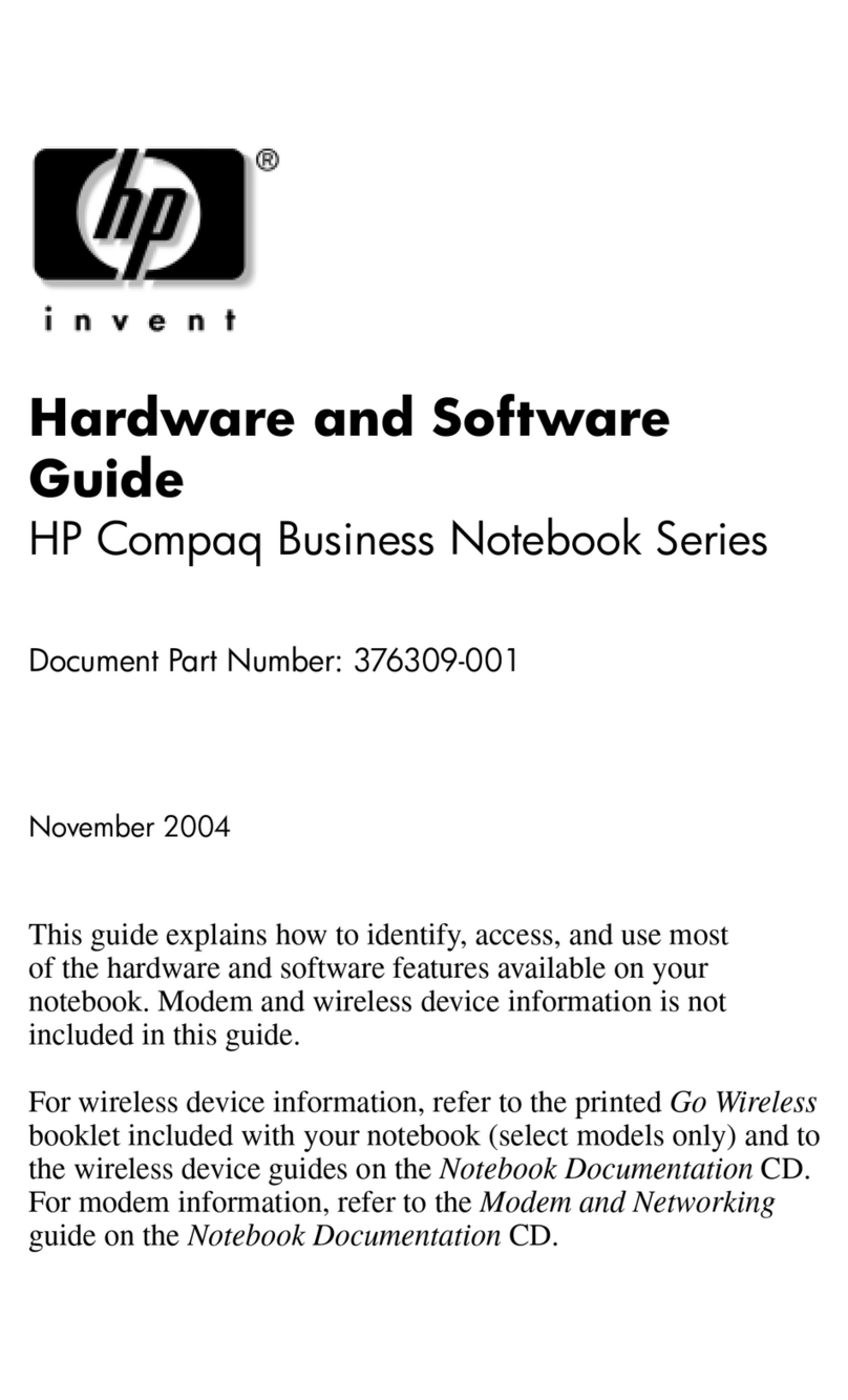 HP Compaq NX9600 Mounting instructions