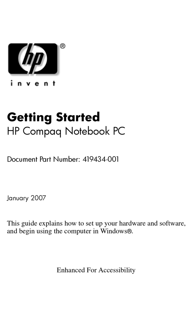 HP Compaq NX7300 User manual HP Compaq NX7300 User manual