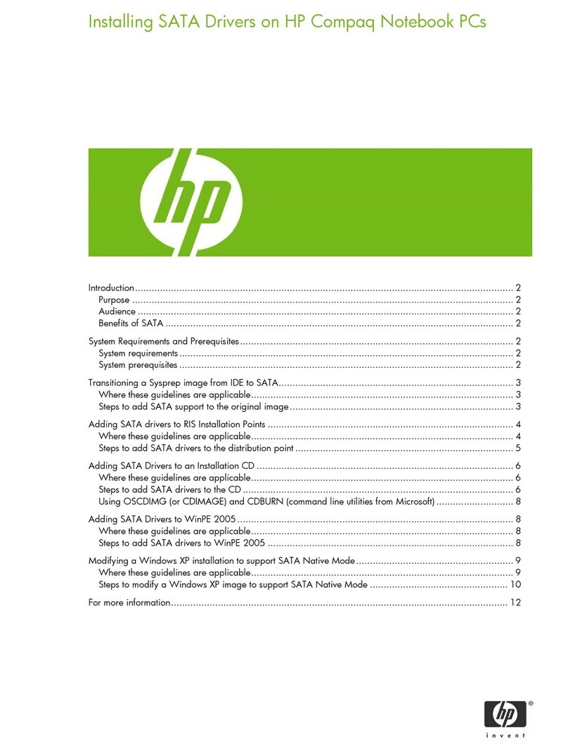 HP Compaq nx6310 User manual