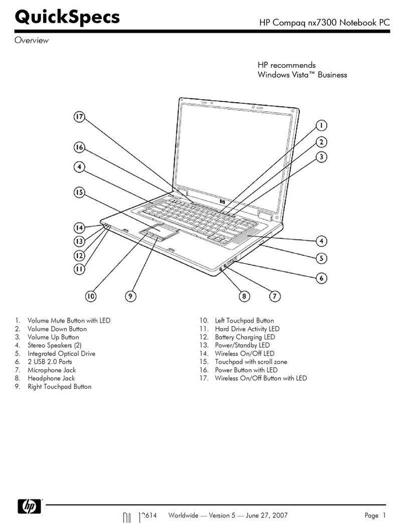 HP Compaq NX7300 User instructions HP Compaq NX7300 User instructions