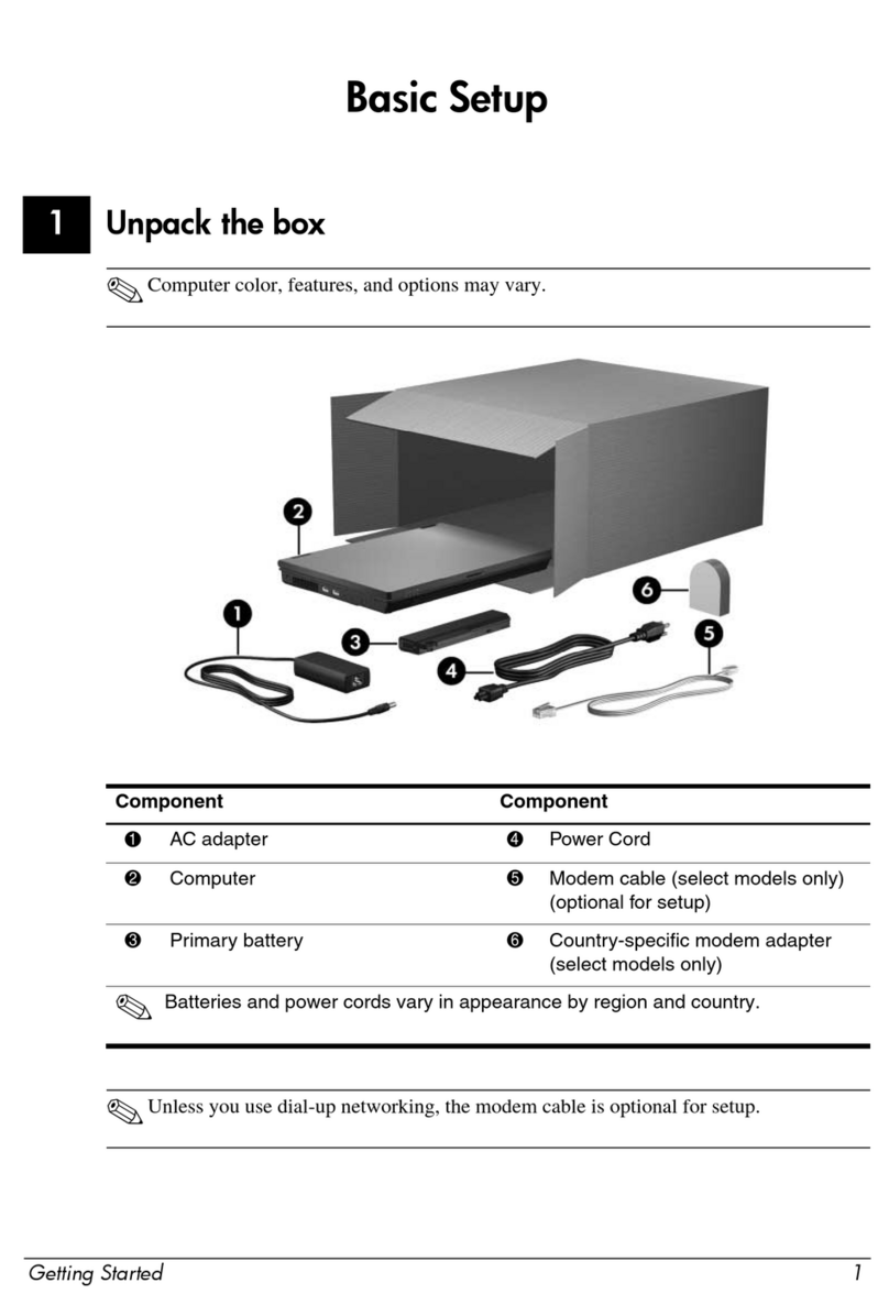 HP 6735b - Compaq Business Notebook User manual