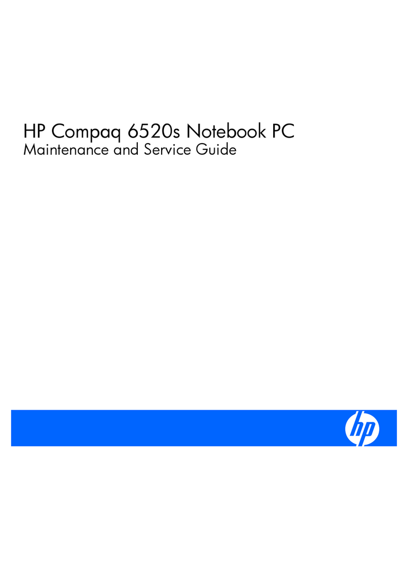 HP Compaq 6520s Manual