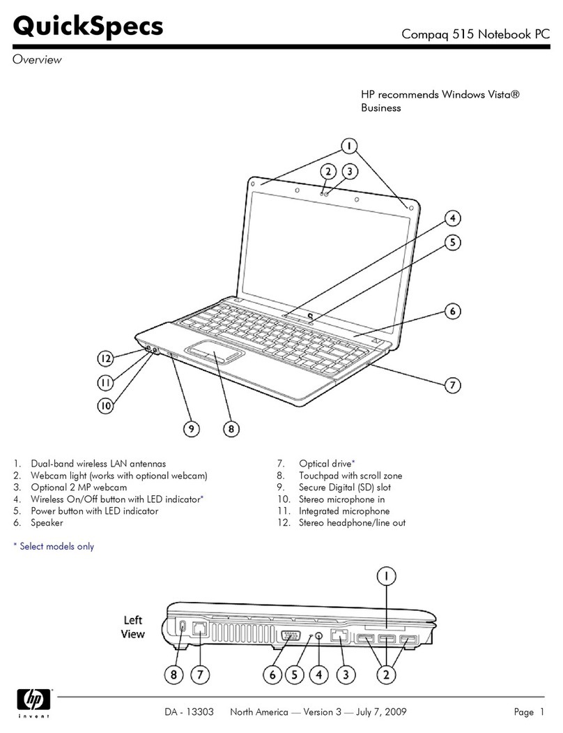 HP Compaq 515 User manual
