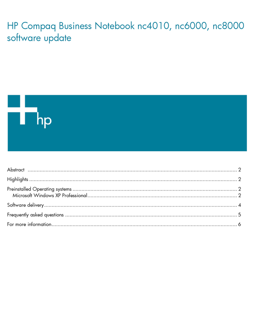 HP Compaq NC4010 Technical manual
