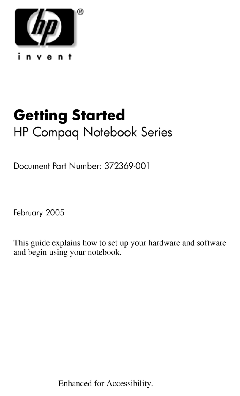 HP Compaq Business nx9110 User manual