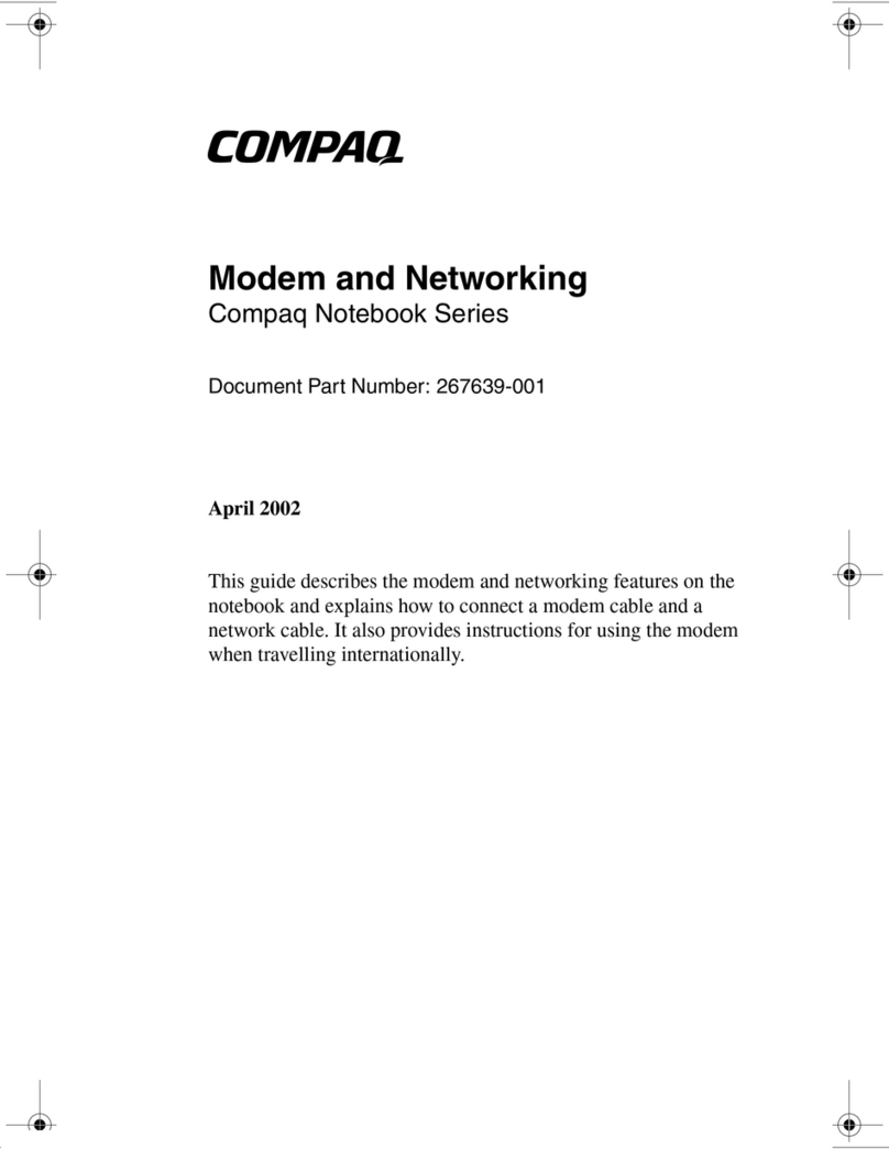 HP Compaq Business nx9110 User manual
