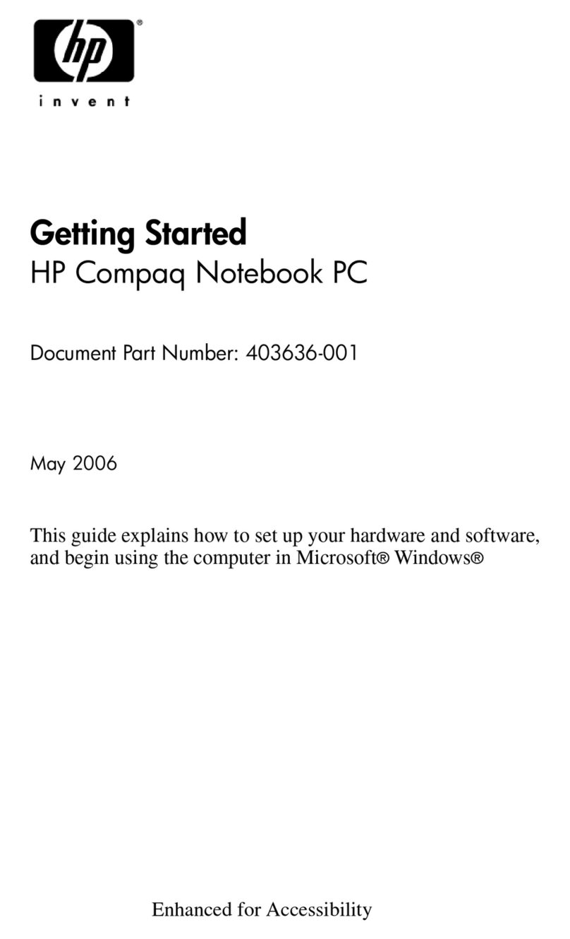 HP Compaq nc2400 User manual