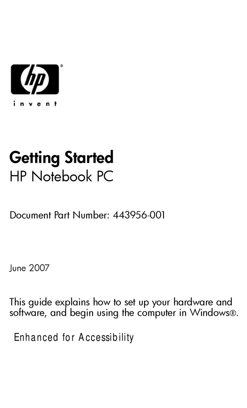 HP Compaq 8710w User manual