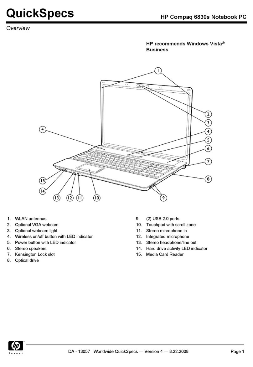HP 6830s - Compaq Business Notebook User manual HP 6830s - Compaq Business Notebook User manual