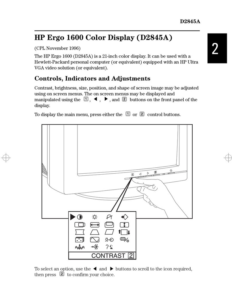 HP Ergo 1600 User manual