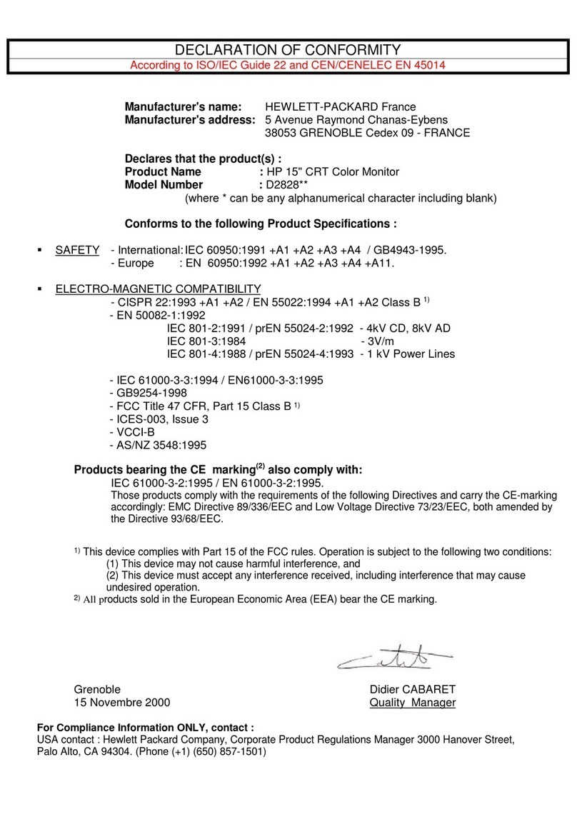 HP D2828 Series Reference guide
