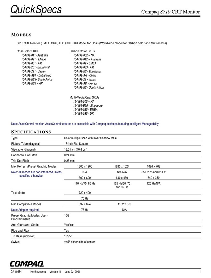 Compaq Compaq S710 User manual Compaq Compaq S710 User manual