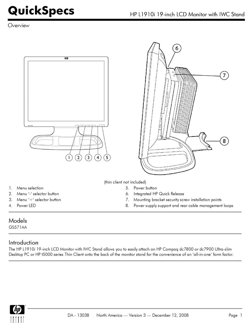 HP L1910i User instructions
